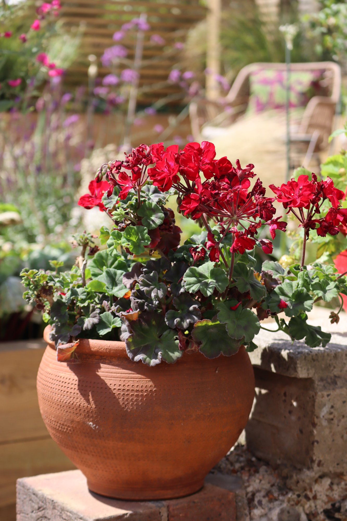 Tiered Kitchen Garden detail