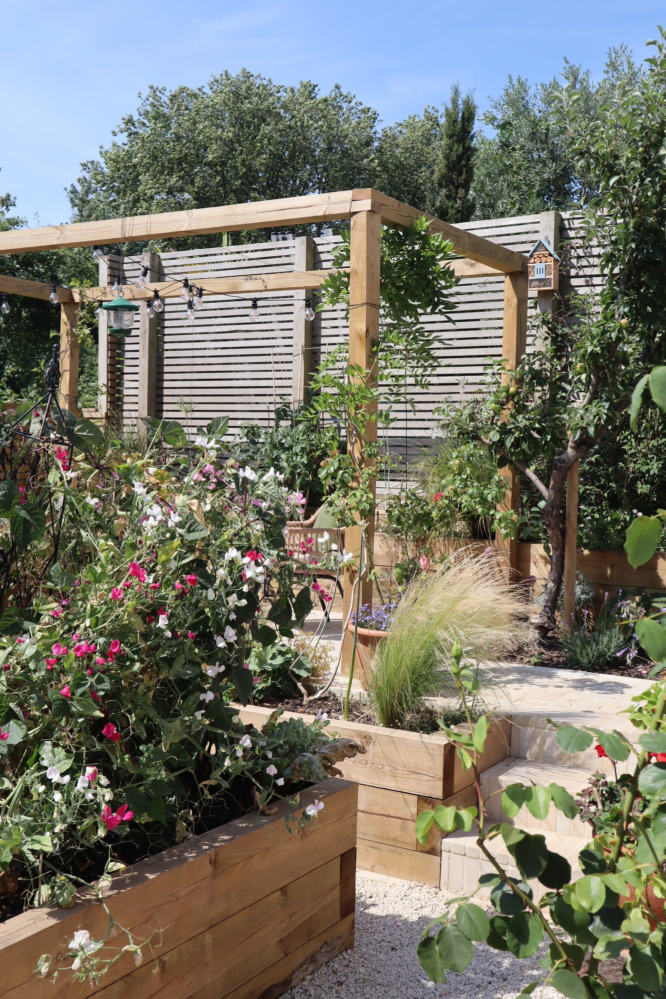Tiered Kitchen Garden detail