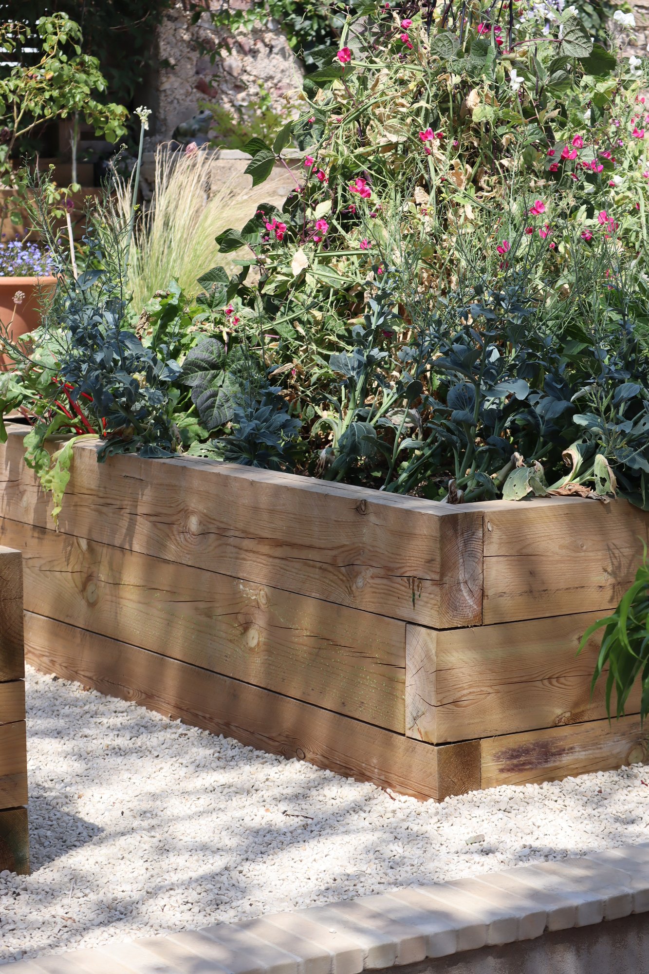 Tiered Kitchen Garden detail