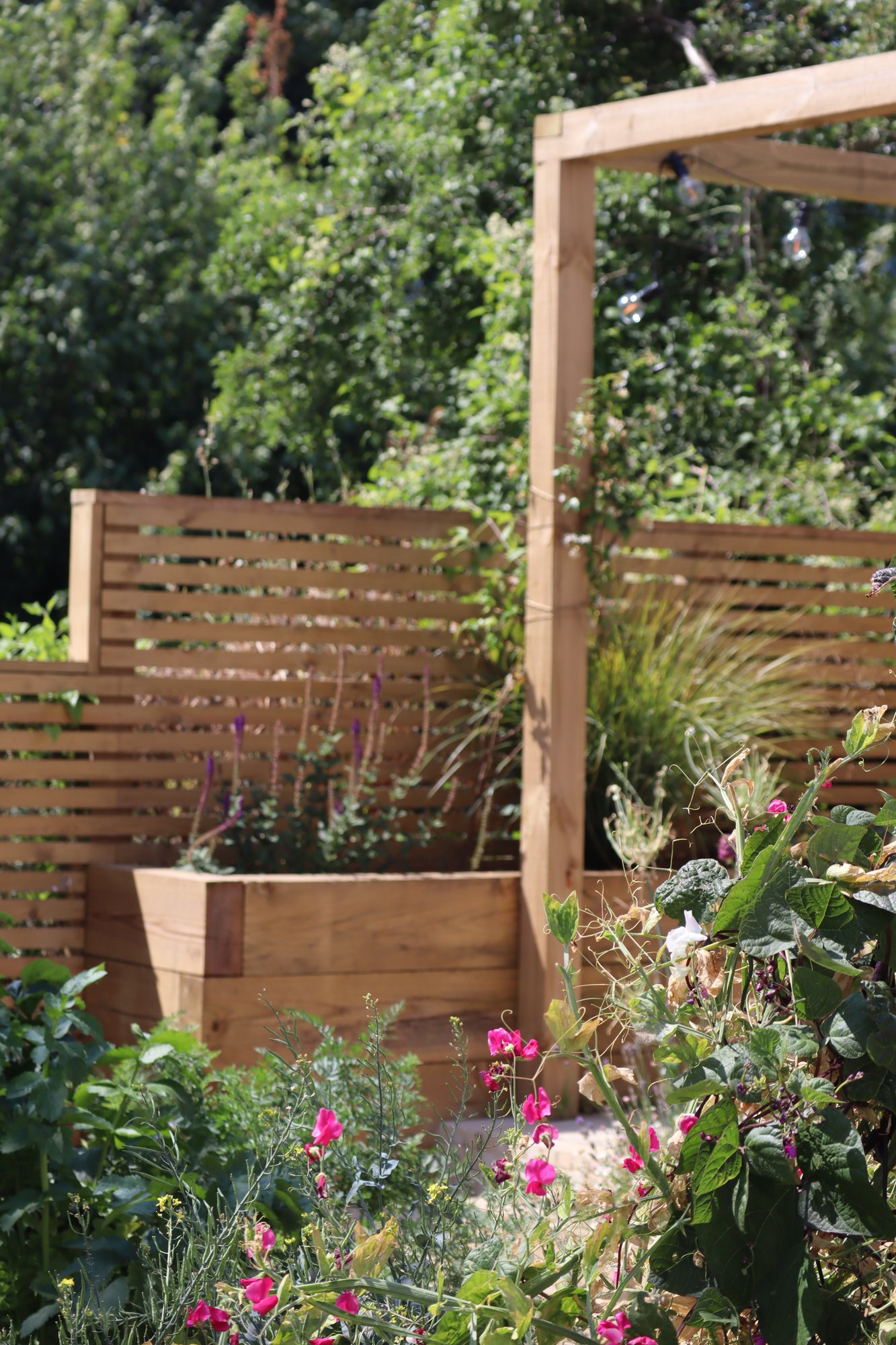 Tiered Kitchen Garden detail