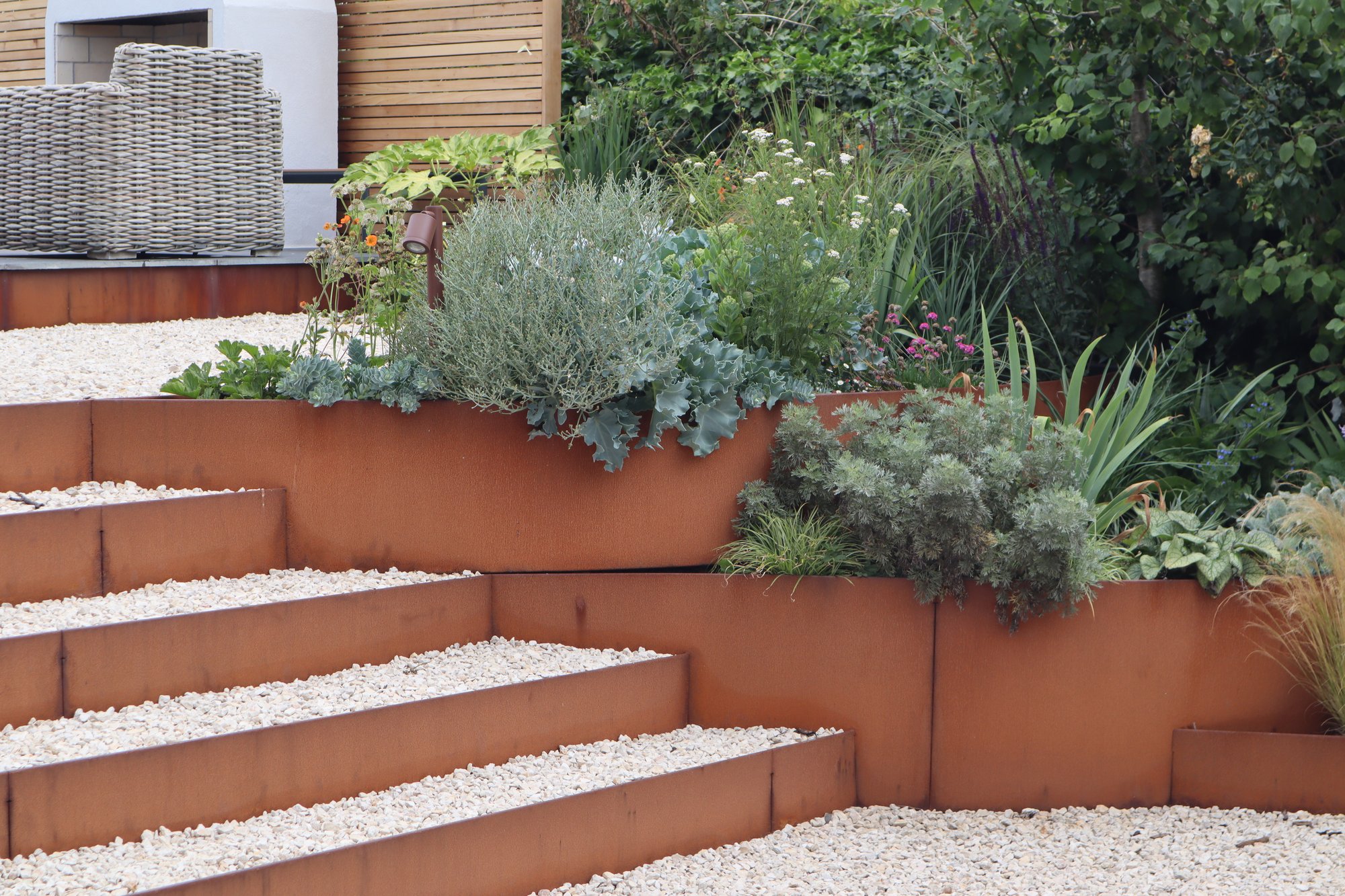 Corten Terraces detail